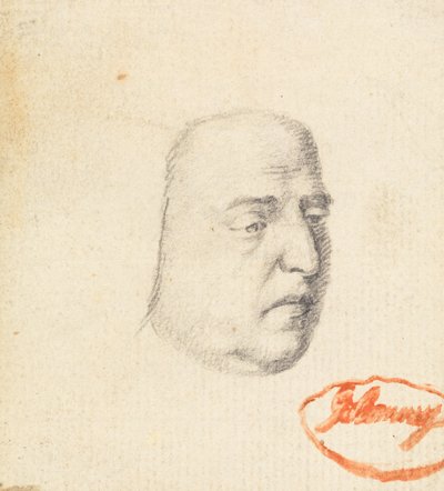 Male Head 2 by George Romney